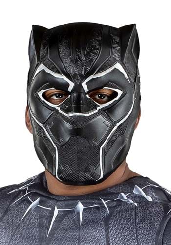 Click Here to buy Adult Black Panther Half Mask | Marvel Superhero Masks from HalloweenCostumes, CDN Funds & Shipping