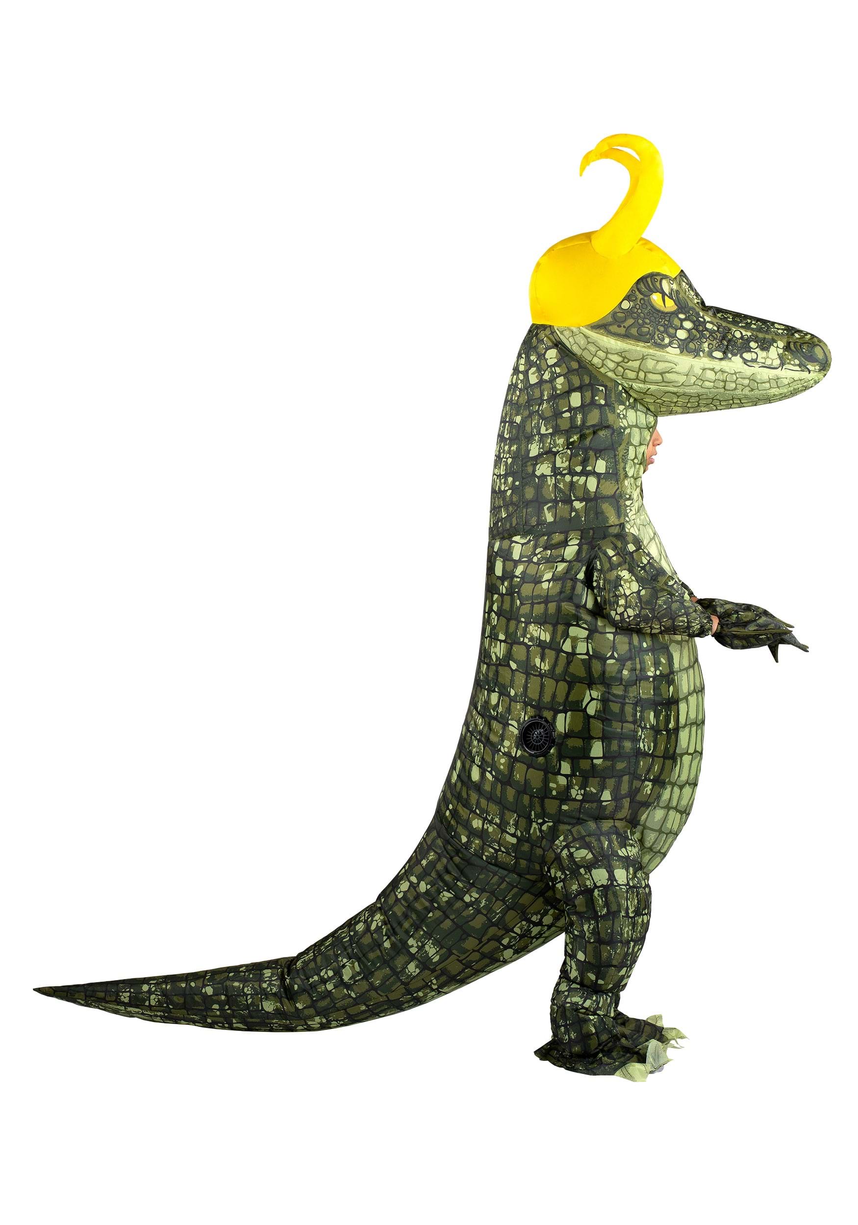 Child Inflatable Alligator Loki Costume , Marvel Costumes