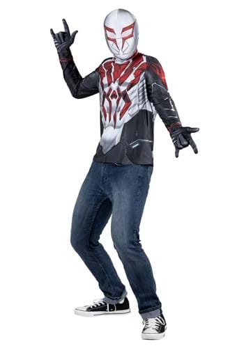 Click Here to buy Adult Spider-Man 2099 Costume Top | Superhero Costumes from HalloweenCostumes, CDN Funds & Shipping