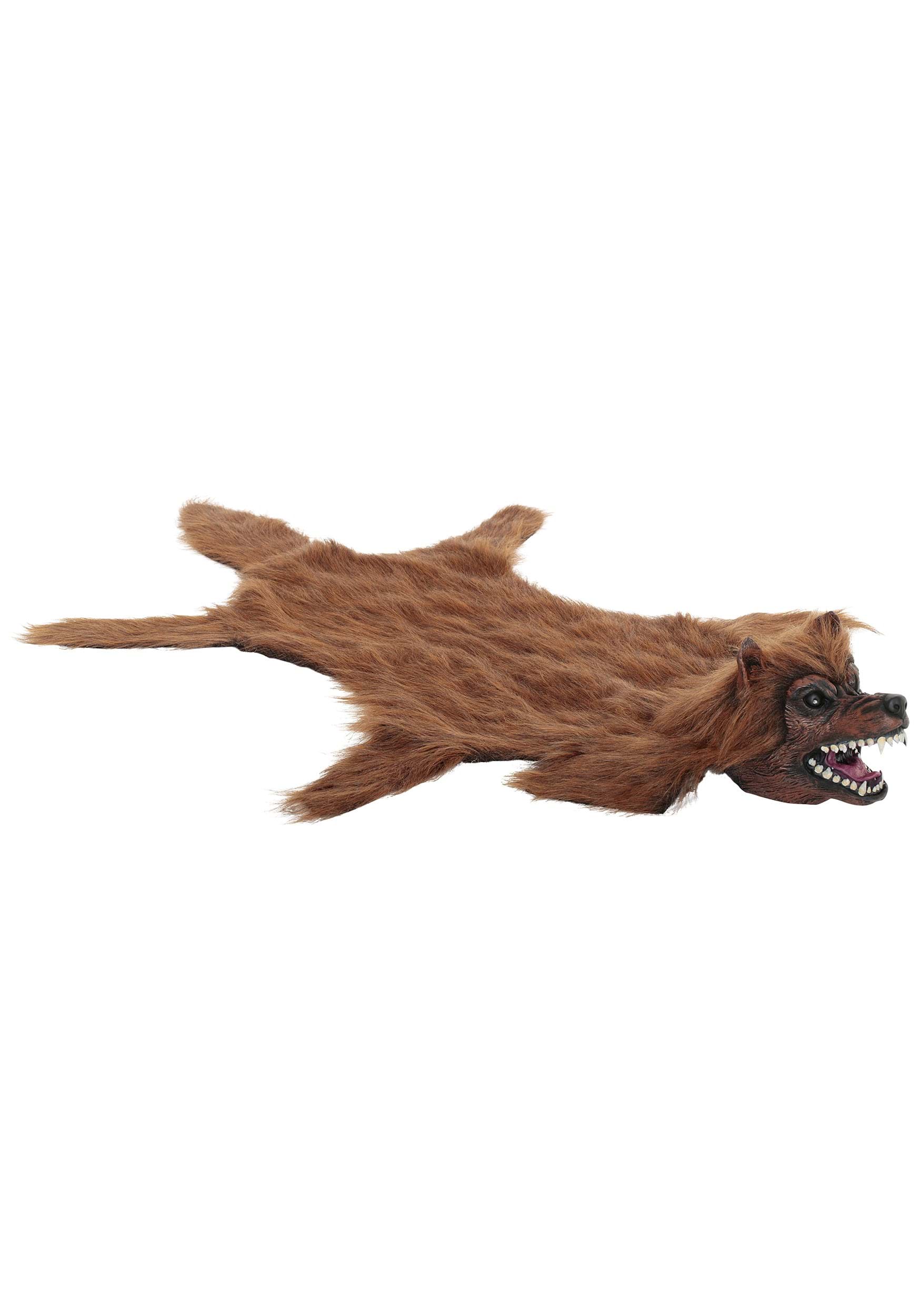5.5FT Werewolf Throw Rug with Light and Sound Decoration | Werewolf Decorations