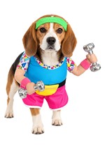 Work Out 1980s Pet Costume Alt 1