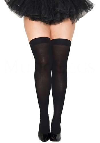 Women's Vertical Black Stripe Tights