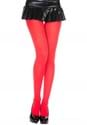Womens Red Opaque Tights