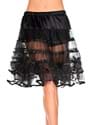Womens Knee Length Black Petticoat