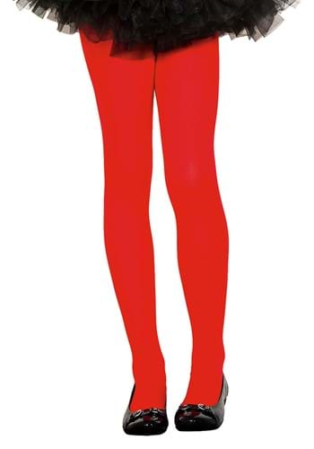 Click Here to buy Kids Red Opaque Tights | Costume Tights from HalloweenCostumes, CDN Funds & Shipping