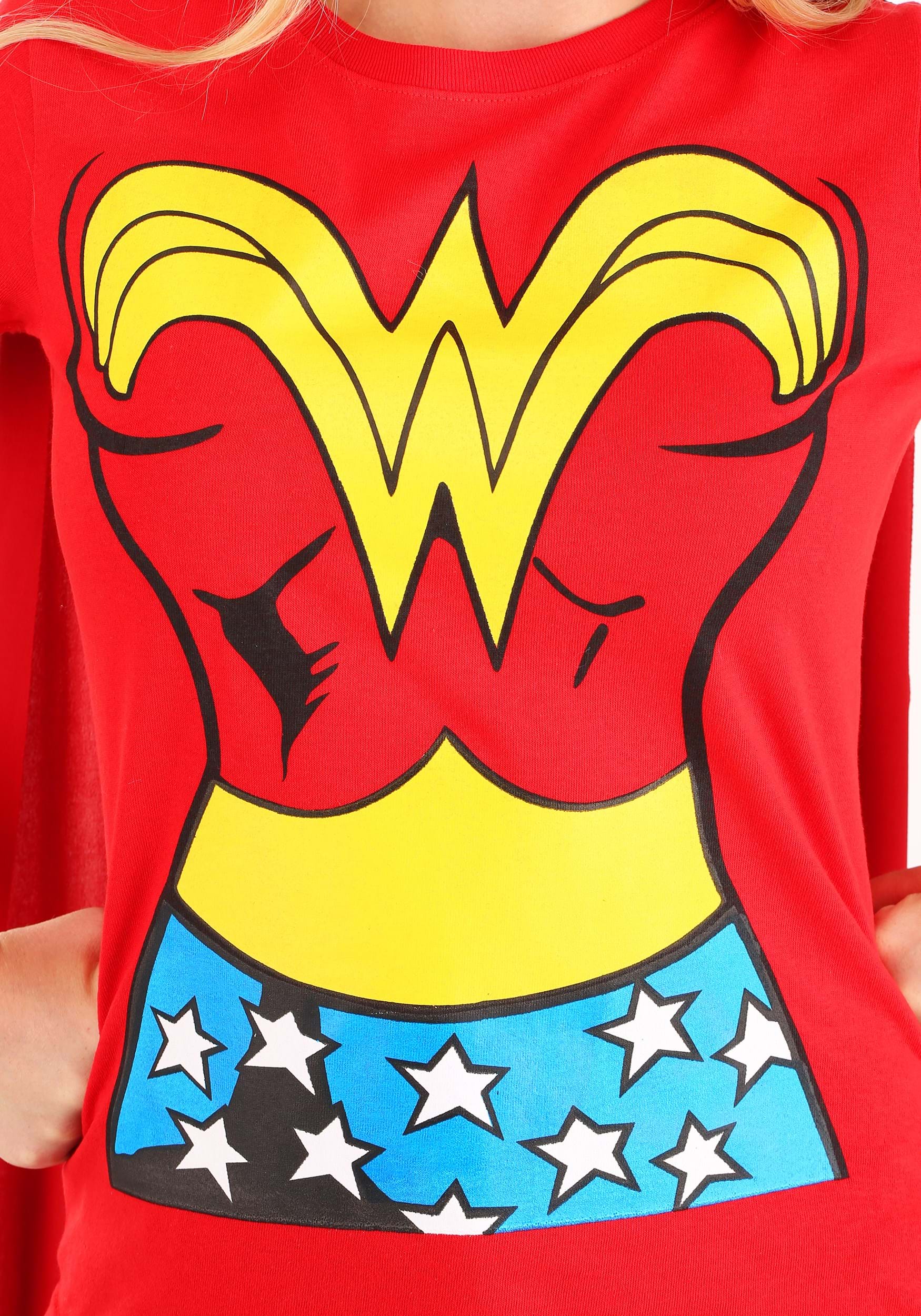 Wonder Woman T-Shirt Costume For Adults , Adult Wonder Woman Costume Ideas