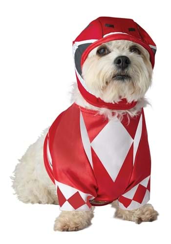 Click Here to buy Power Rangers Red Ranger Pet Costume | Costumes for Dogs from HalloweenCostumes, CDN Funds & Shipping