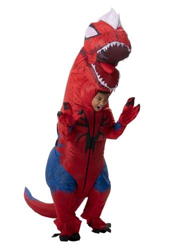 Click Here to buy Inflatable Kids Spider-Rex Costume | Dinosaur Costumes from HalloweenCostumes, CDN Funds & Shipping