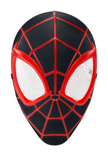 Click Here to buy Marvel Spider-Man Miles Morales Kids Value Costume Mask | Superhero Masks from HalloweenCostumes, CDN Funds & Shipping