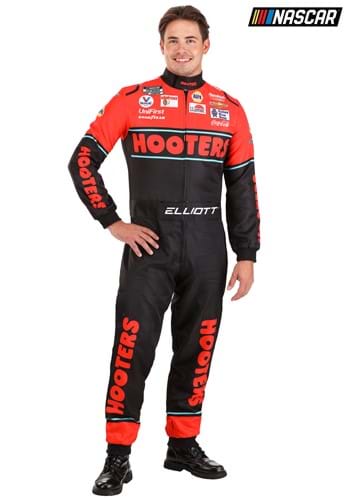 Adult Chase Elliott Hooters Uniform NASCAR Costume