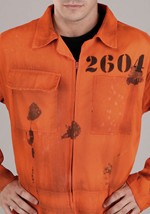 Adult Distressed Prisoner Jumpsuit Costume Alt 3