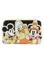 Loungefly Mickey and Friends Candy Corn Zip Wallet
