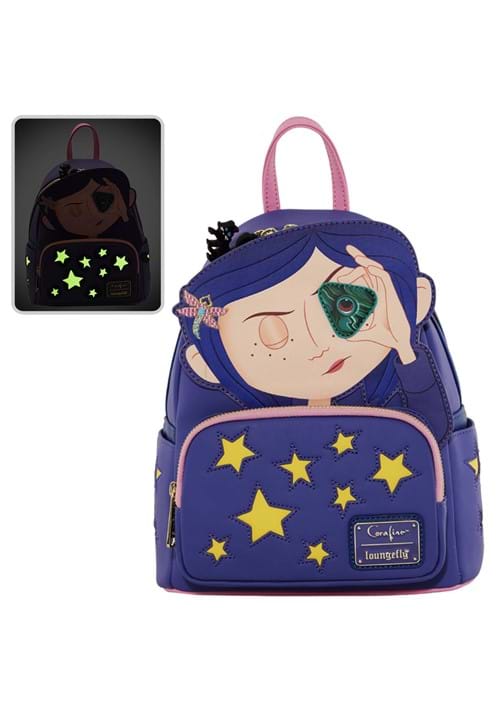 Loungefly Laika Coraline Stars Cosplay Mini Backpack