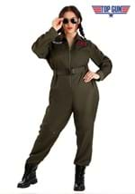 Plus Size Women's Flight Suit Top Gun Costume Alt 8