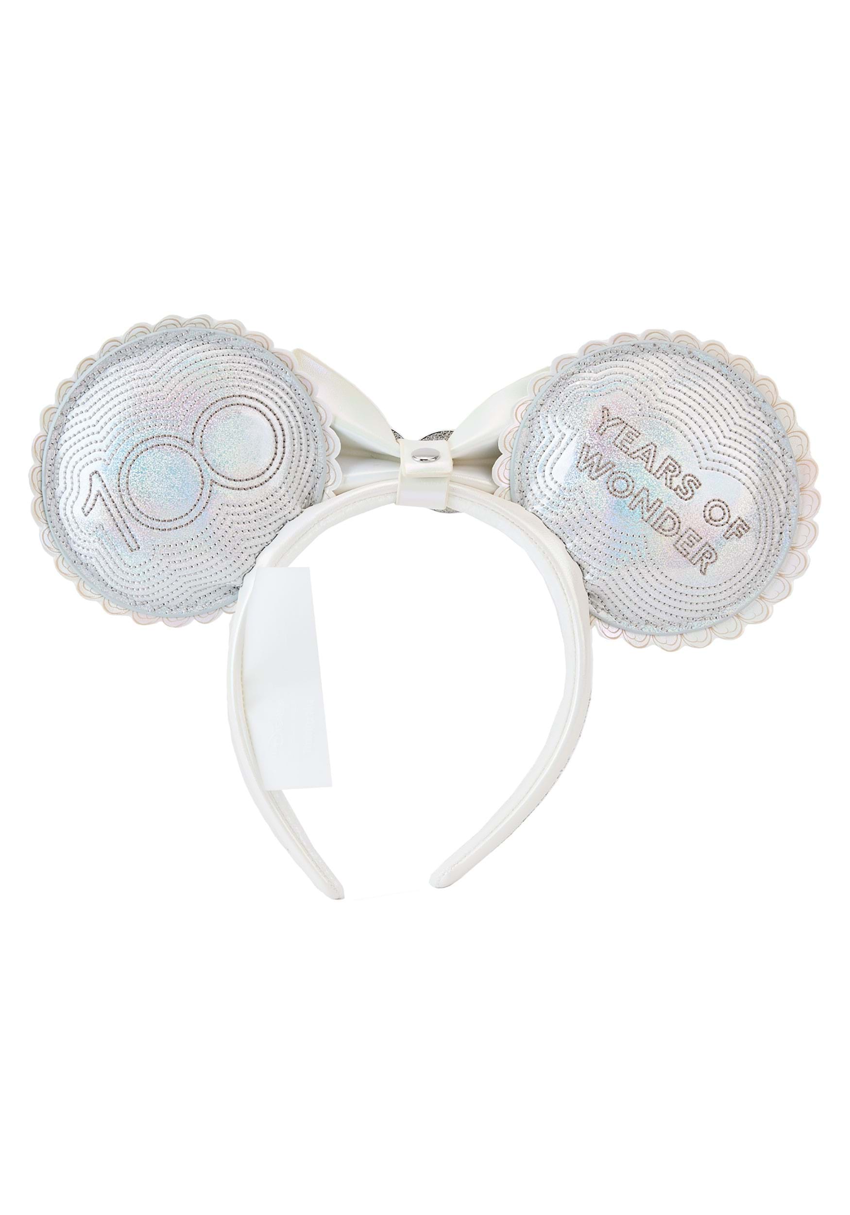 Loungefly Disney 100 Celebration White Cake Minnie Costume Ears , Minnie Mouse Ears