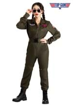 Women's Flight Suit Top Gun Costume Alt 1