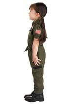 Toddler Girl's Flight Suit Top Gun Costume Alt 6