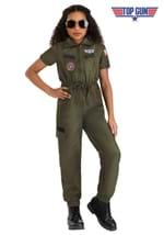 Girl's Flight Suit Top Gun Costume Alt 5