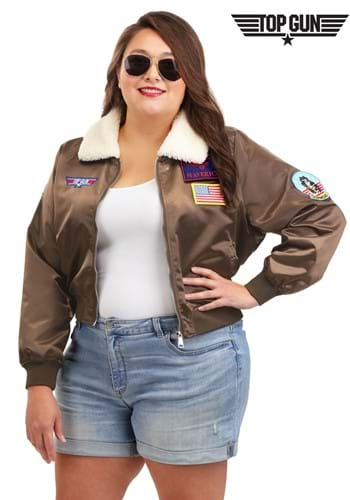 Women's Plus Top Gun Bomber Jacket