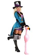 Women's Purple Panache Mad Hatter Costume Alt 2