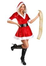 Womens Spirited Santa Claus Costume Alt 1