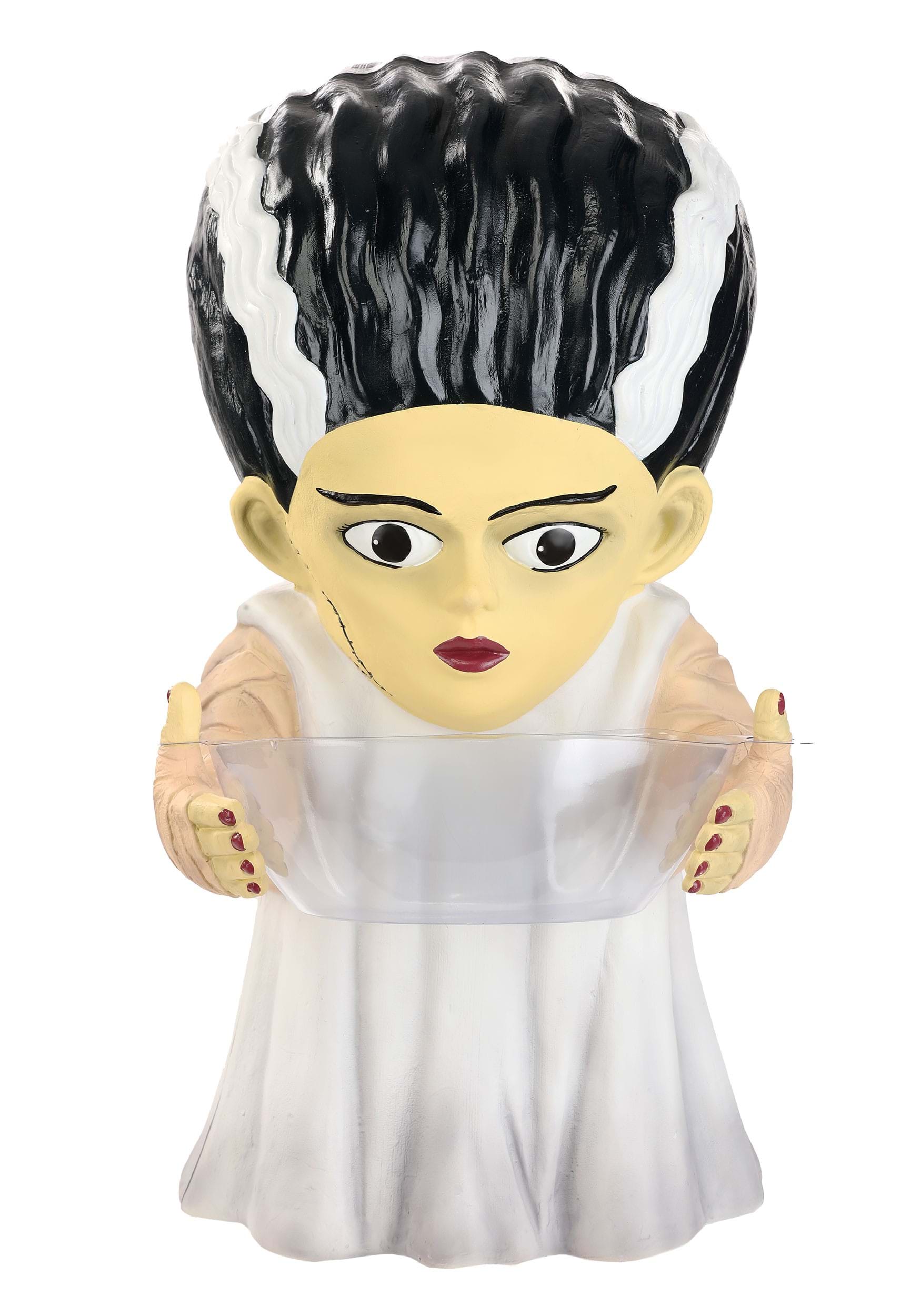 23-Inch Universal Monsters Bride of Frankenstein Treat Bowl Decoration | Candy Bowls