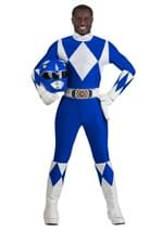 Adult Authentic Power Rangers Blue Ranger Costume Alt 1