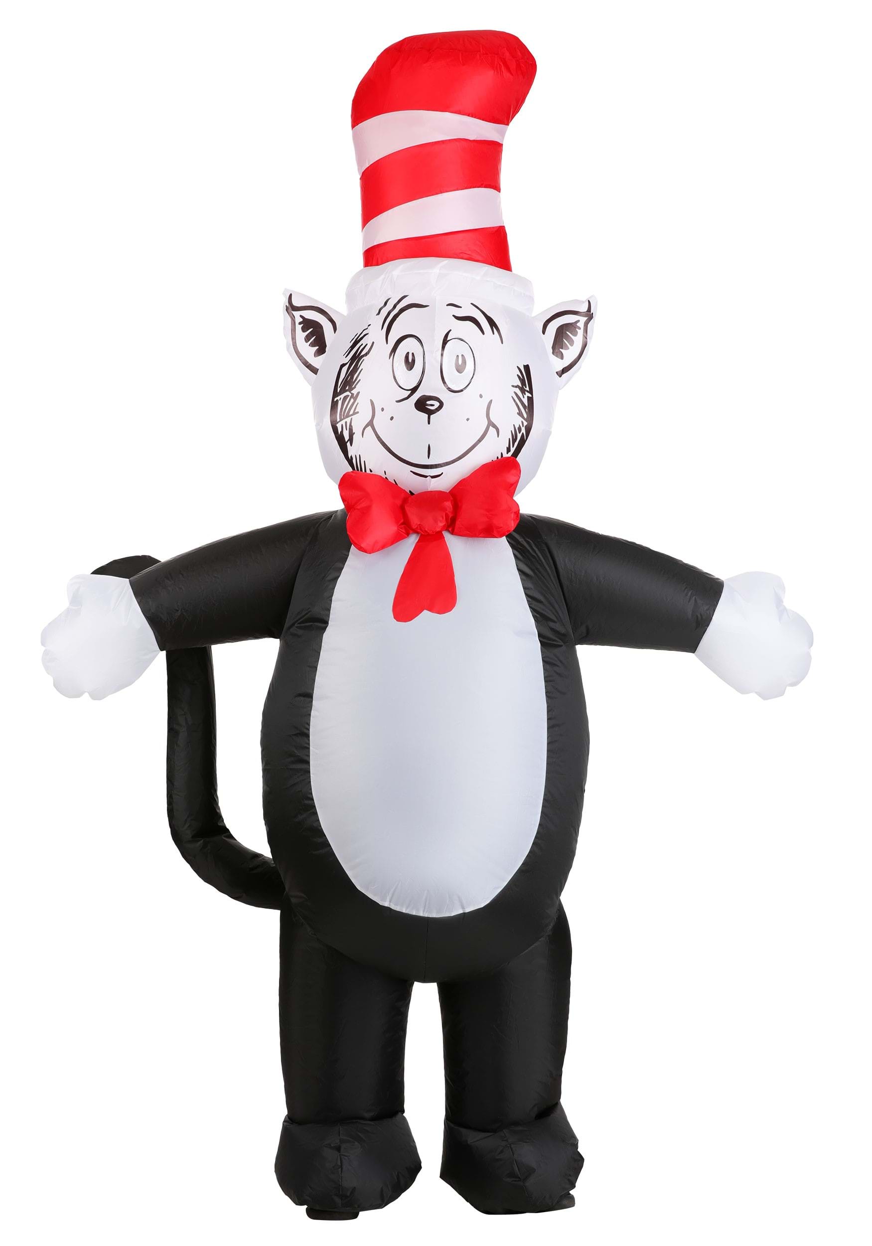 Adult Inflatable Dr. Seuss The Cat in the Hat Costume | Dr. Seuss Costumes