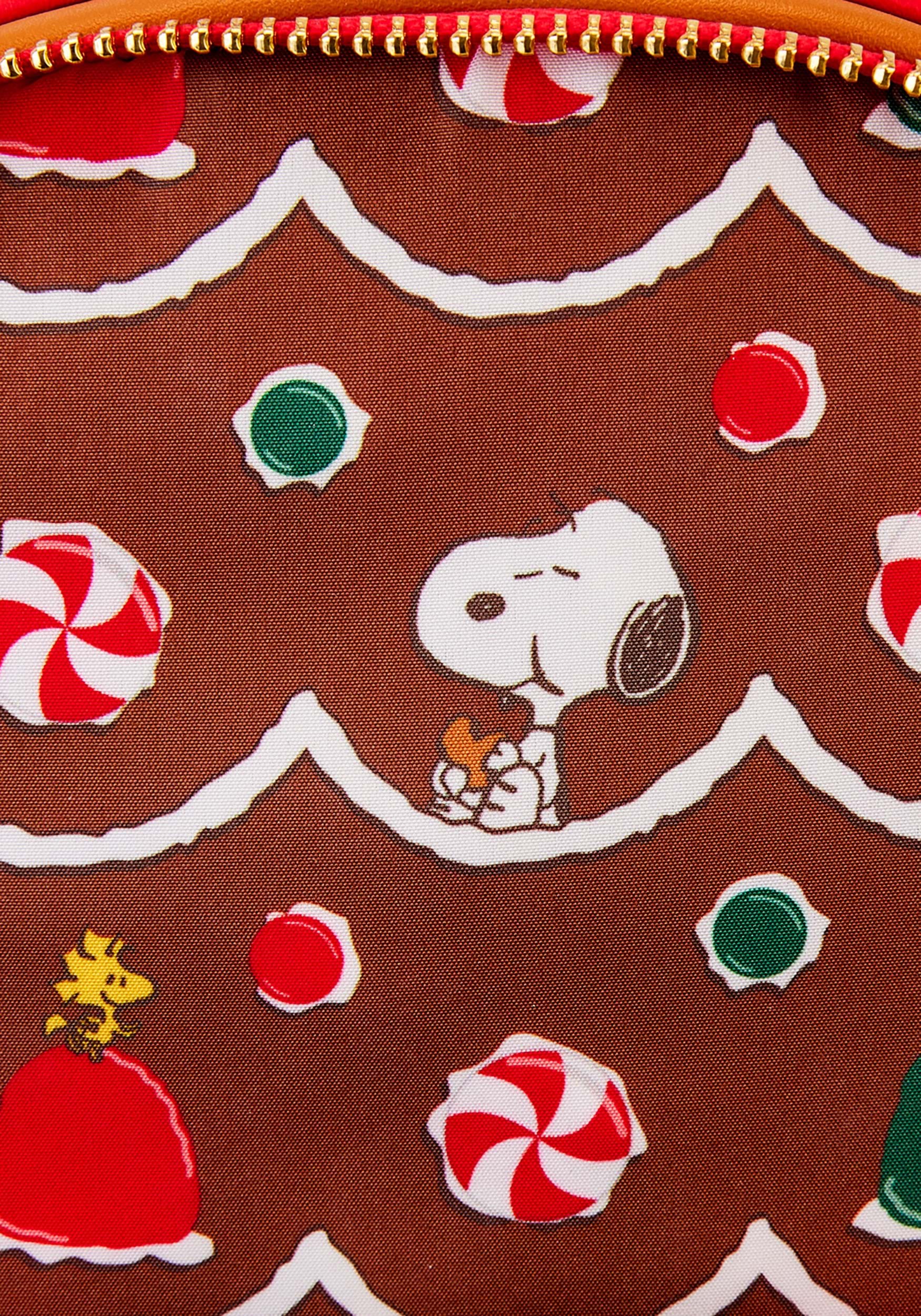 Peanuts Snoopy Gingerbread House Loungefly Mini Backpack , Loungefly Peanuts