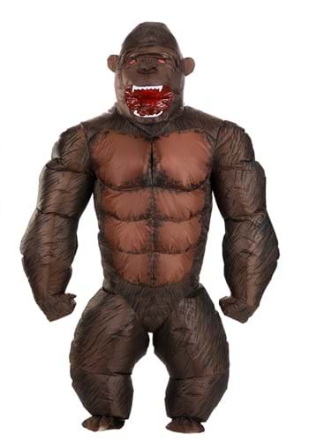 Click Here to buy Inflatable Gorilla Adult Costume | Inflatable Animal Costumes from HalloweenCostumes, CDN Funds & Shipping