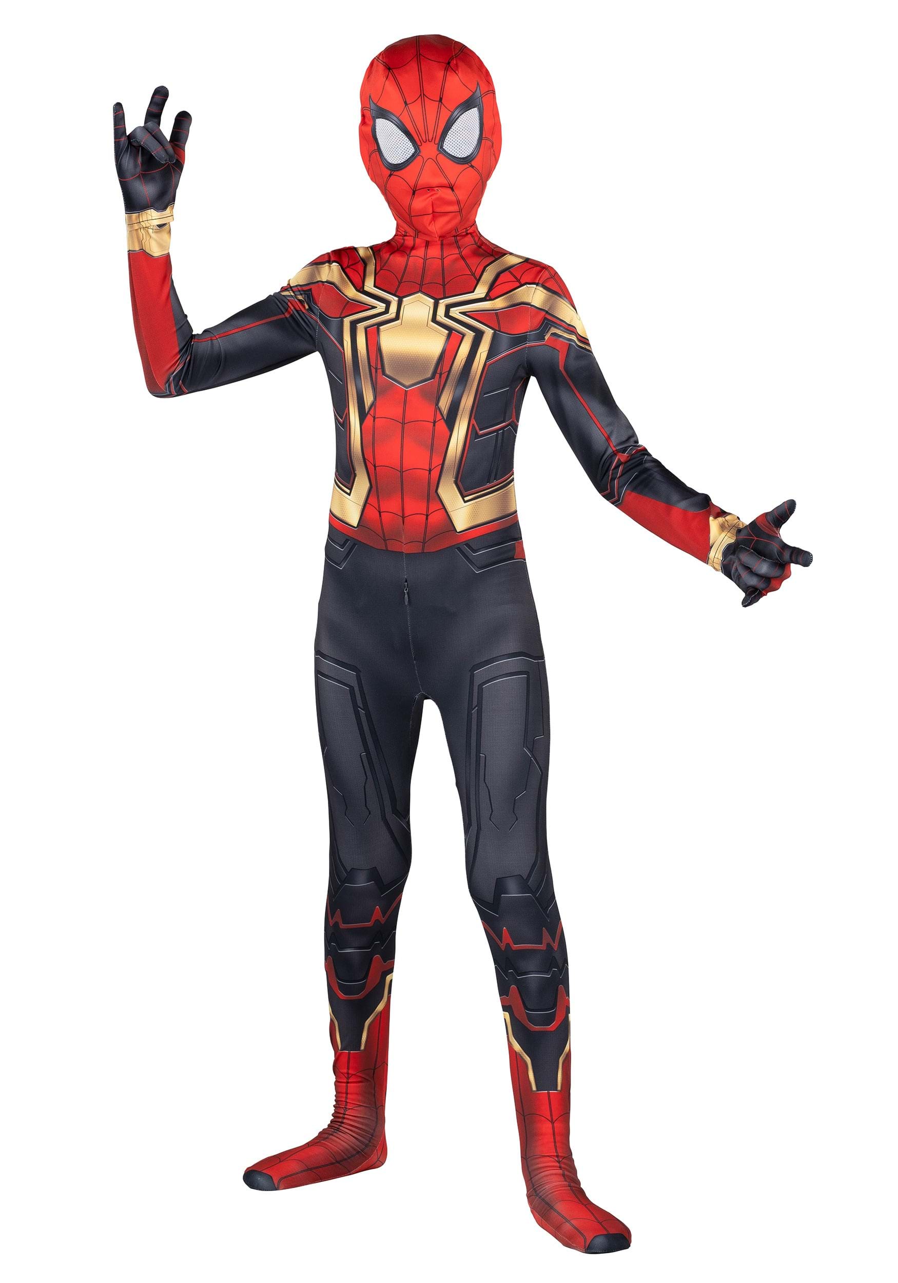Classic Spider-Man Integrated Zentai Kid's Costume , Marvel Costumes