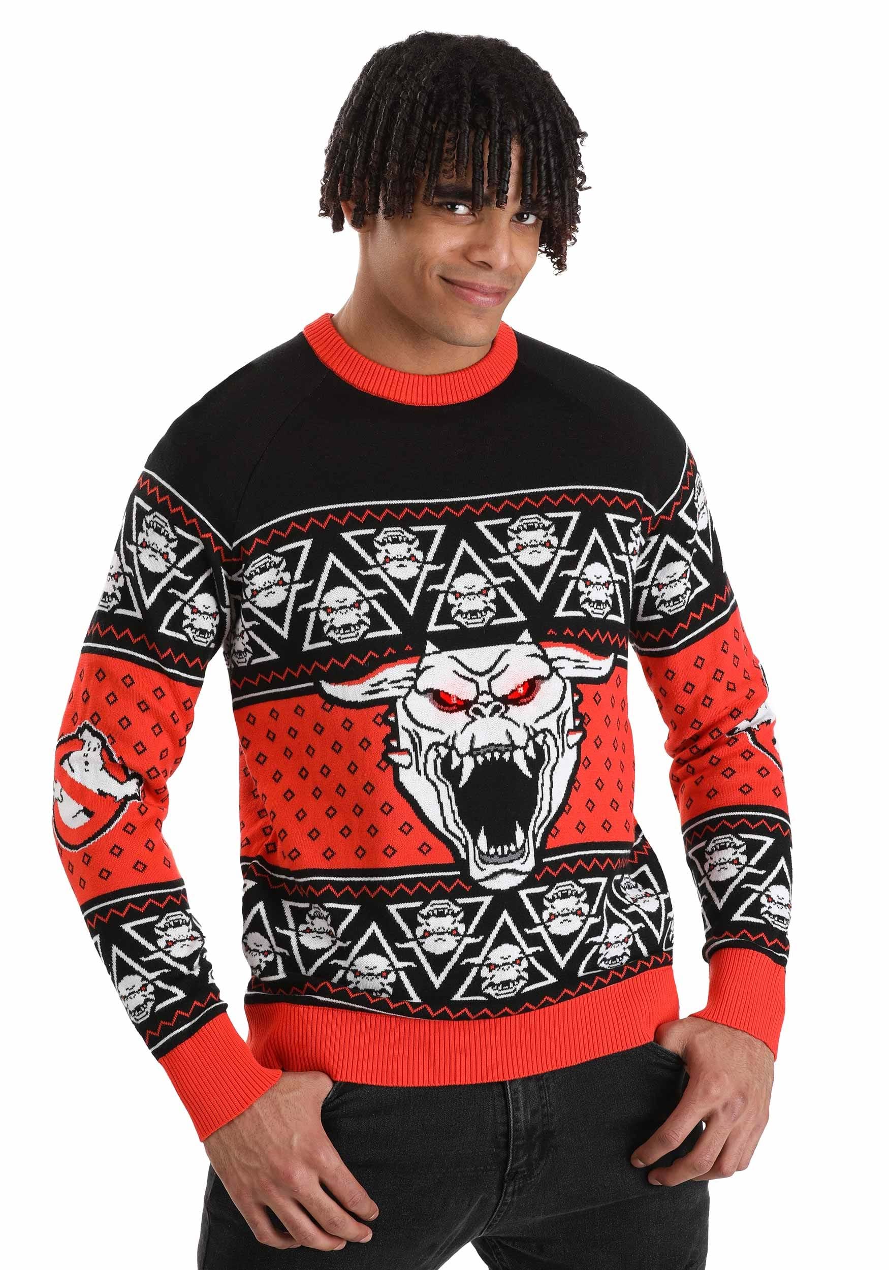 Terror Dog Ghostbusters Sweater for Adults | Halloween Sweaters
