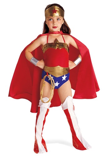 Wonder Woman Girl's Costume 1