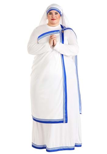 Click Here to buy Plus Size Womens Mother Teresa Costume | Womens Religious Costumes from HalloweenCostumes, CDN Funds & Shipping