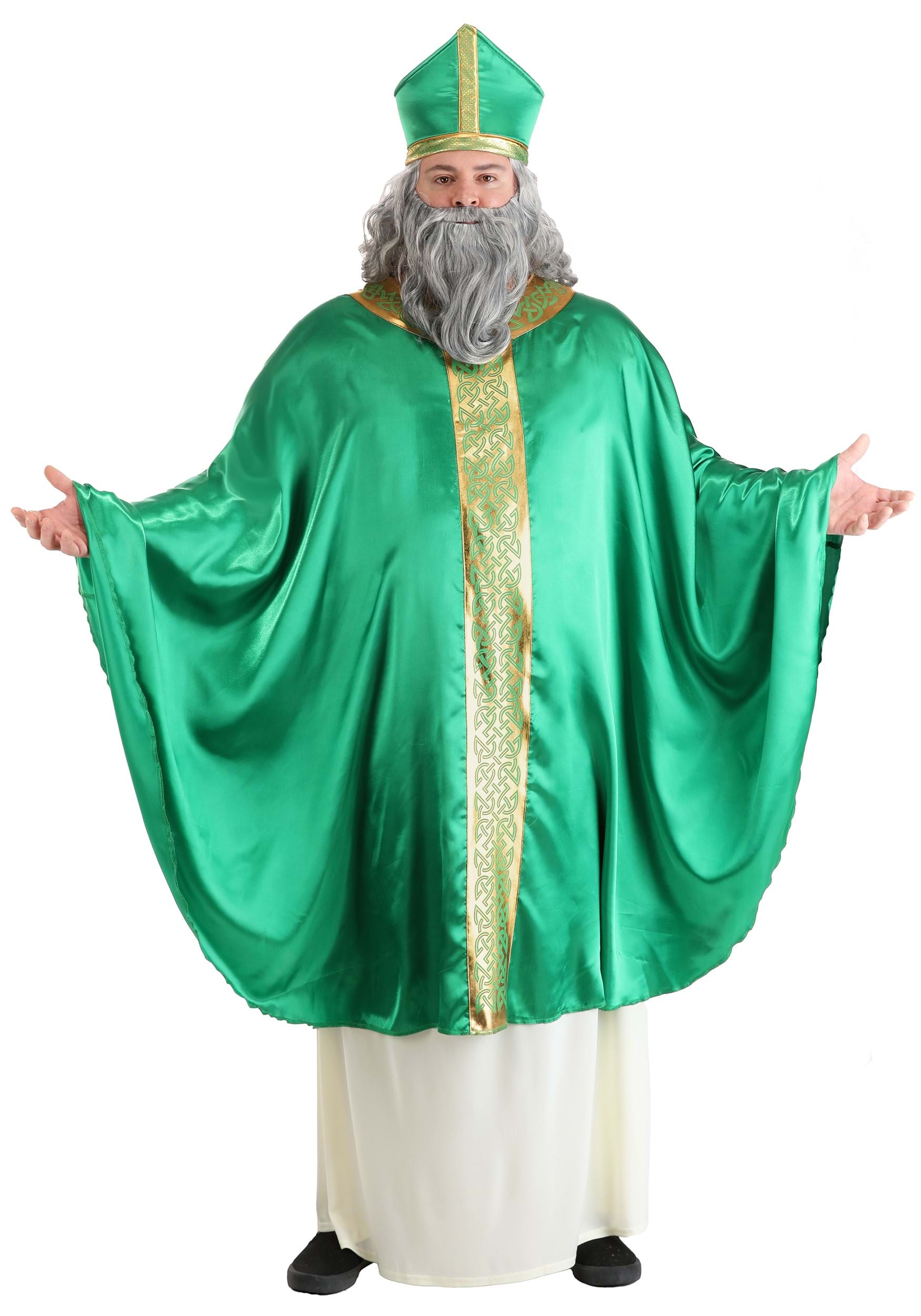 Men's Plus Size Saint Patrick Costume | St. Patrick's Day Costumes
