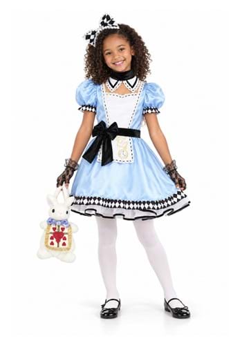 Girls Sassy Alice Costume New Main
