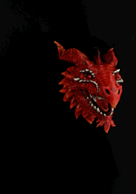 Dire Dragon's Head Actormatronic Decoration Alt 9