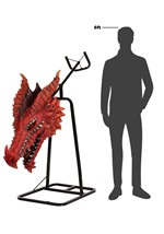 Dire Dragon's Head Actormatronic Decoration Alt 13