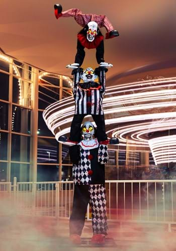 12FT 3-Stacked Acrobatic Animatronic Clowns - Brick Thunder