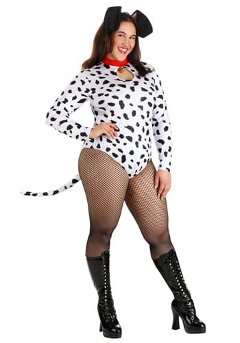 Click Here to buy Womens Plus Size Dashing Dalmatian Costume | Dalmatian Costumes from HalloweenCostumes, CDN Funds & Shipping