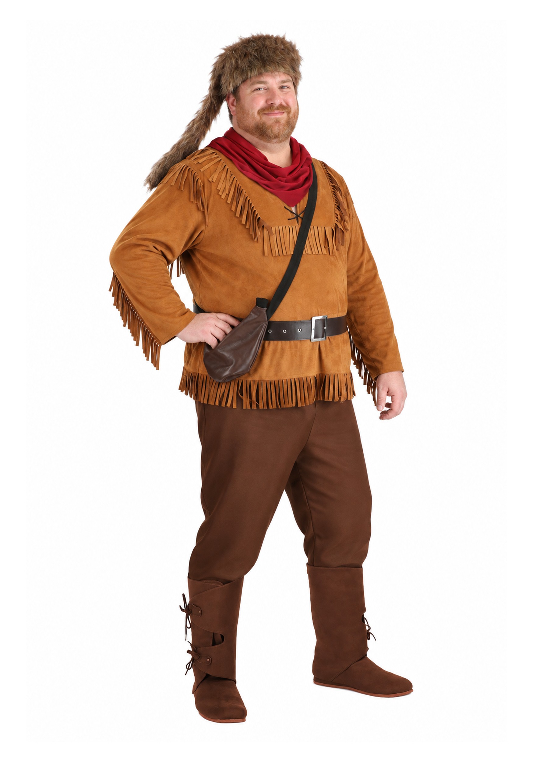 Plus Size Davy Crockett / William Clark Men's Costume | Historical Costumes