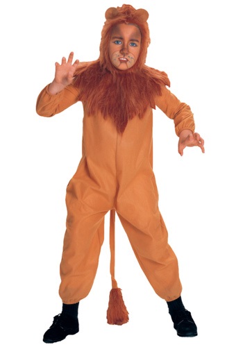 Click Here to buy Kids Cowardly Lion Costume - Kids Cowardly Lion Halloween Costumes from HalloweenCostumes, CDN Funds & Shipping