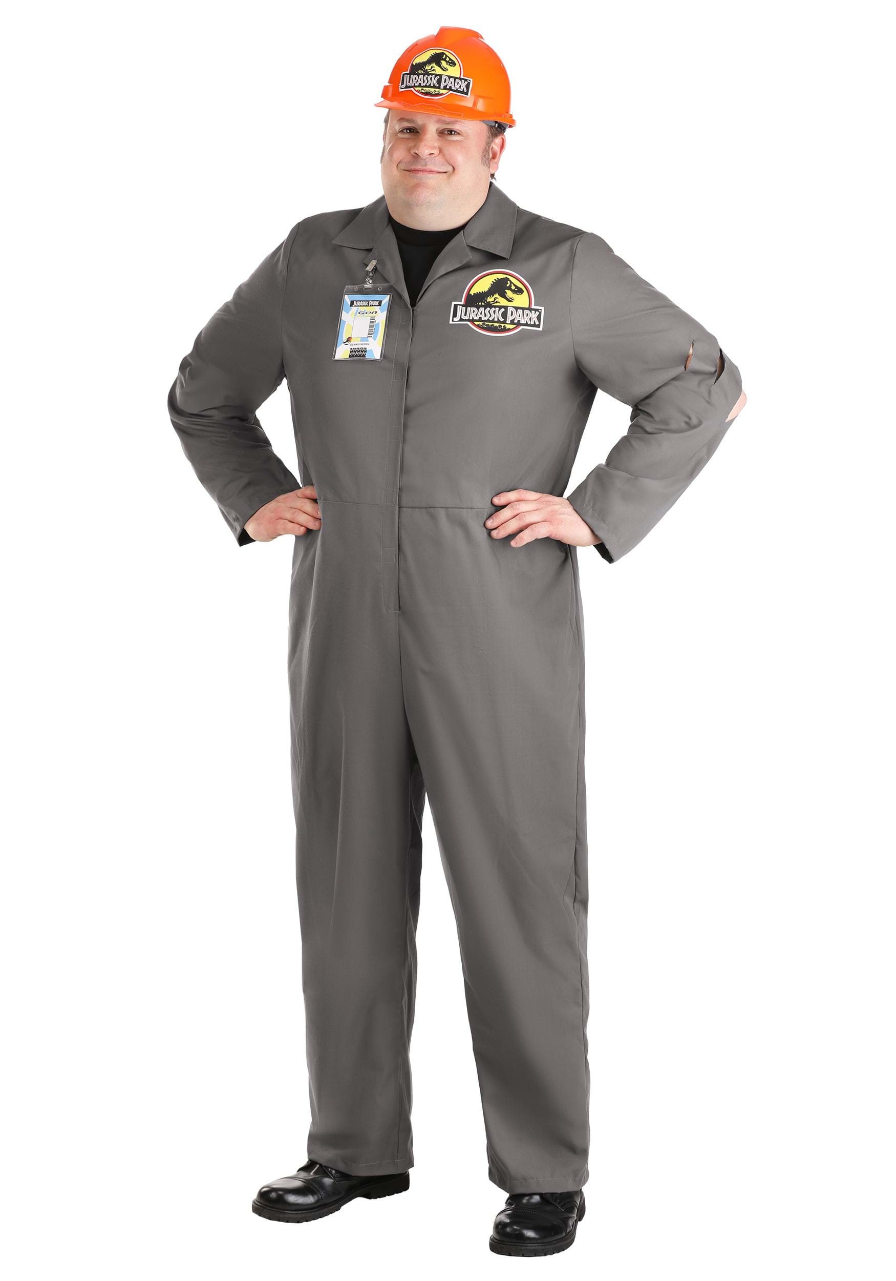 Adult Plus Size Jurassic Park Employee Costume | Jurassic Park Costumes