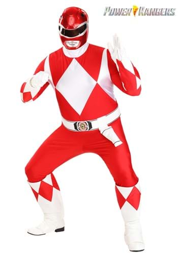 Plus Size Authentic Power Rangers Red Ranger Costume