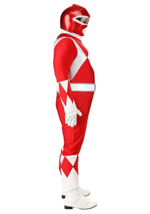 Men's Plus Size Authentic Power Rangers Red Ranger Costume | Power ...