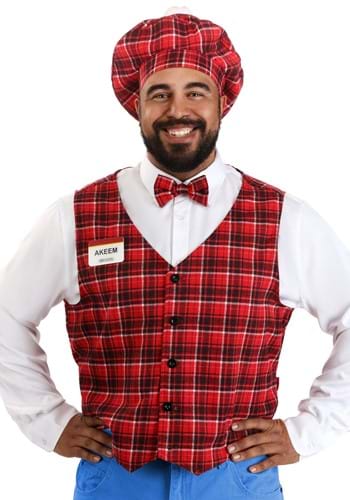 Click Here to buy Plus Size Coming to America McDowells Mens Costume | Movie Costumes from HalloweenCostumes, CDN Funds & Shipping