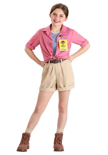 Click Here to buy Kids Jurassic Park Dr. Ellie Sattler Costume | Jurassic Park Costumes from HalloweenCostumes, CDN Funds & Shipping