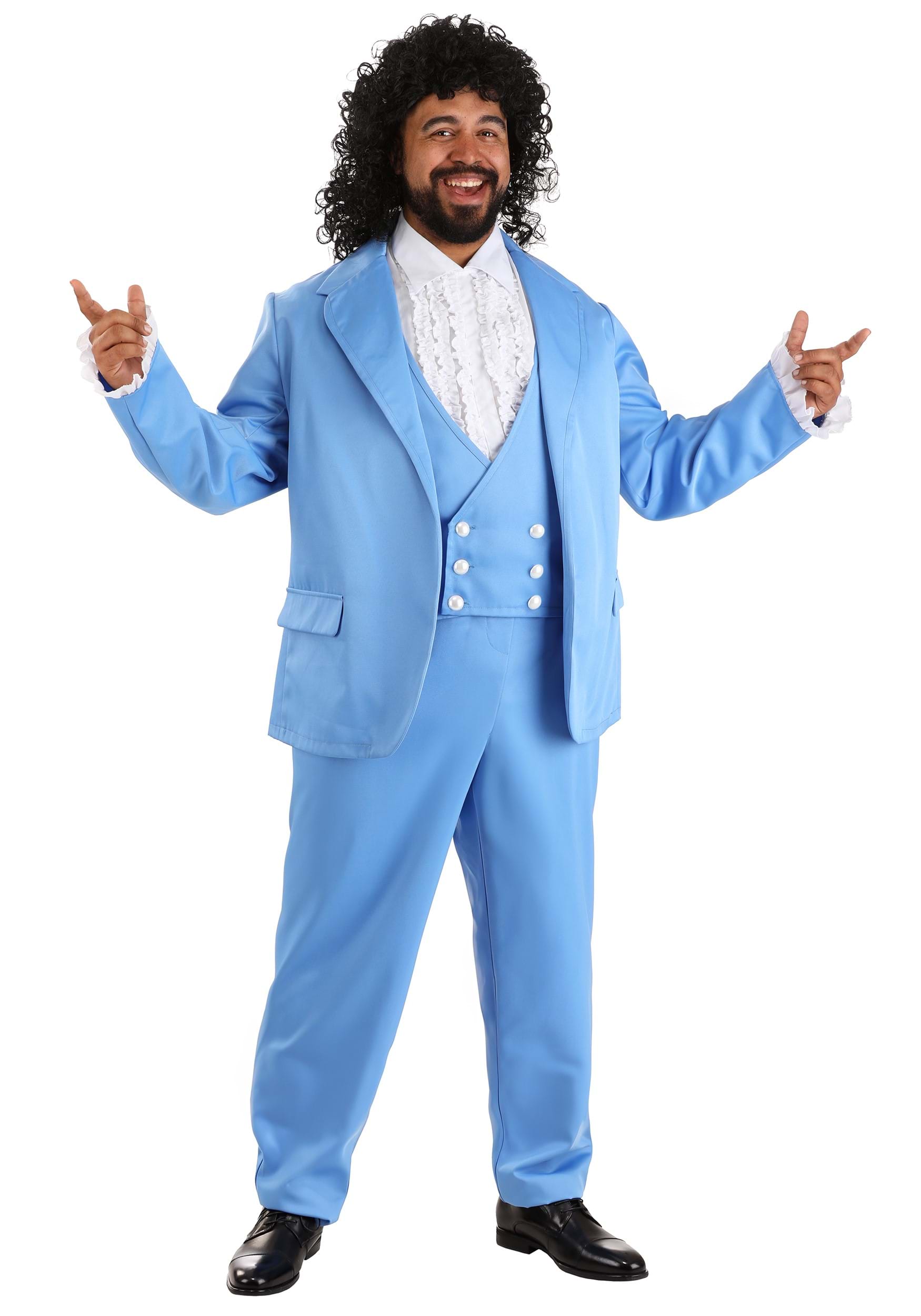Plus Size Men's Coming to America Randy Watson Costume | Movie Costumes