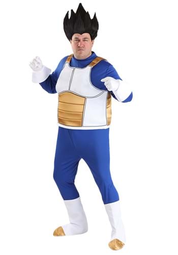 Click Here to buy Mens Plus Size Dragon Ball Z Vegeta Costume | Anime Costumes from HalloweenCostumes, CDN Funds & Shipping