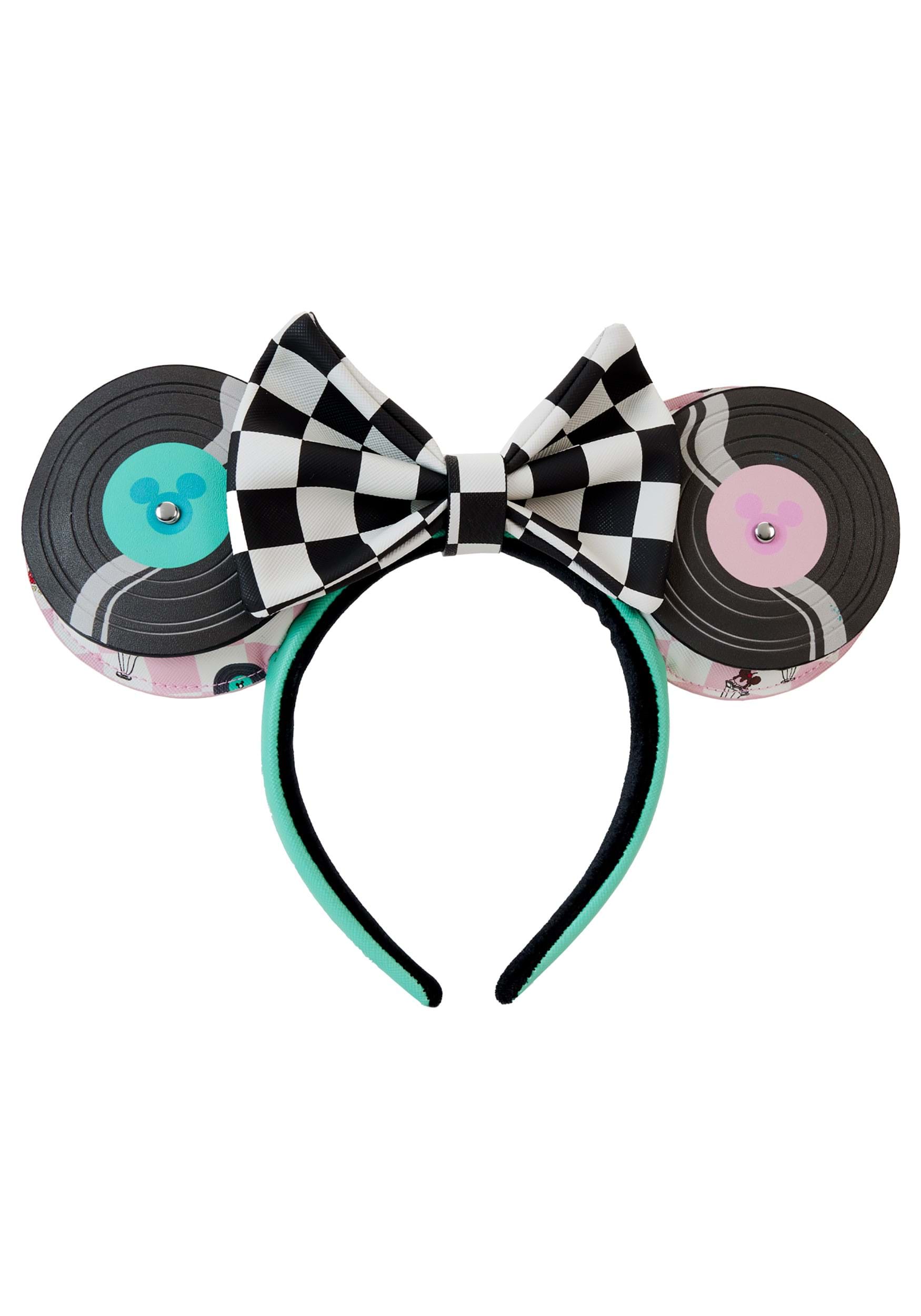 Loungefly Disney Mickey & Minnie Diner Date Records Headband